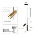 GobekUsa Adjustable LED Spotlight Chandelier for Bedroom Living Room Decor