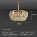 GobekUsa Crystal Chandelier: Postmodern High-End Light Luxury for Living & Dining Rooms