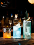 GobekUsa Clear Glass Highball Cup Set - Premium Drinkware for Cocktails and Beverages.