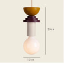 GobekUsa LED Wooden Pendant Light: Nordic Design, Kawaii Bedroom Decor Fixture