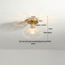 GobekUsa Glass LED Ceiling Light for Corridor Balcony Modern Indoor Lighting
