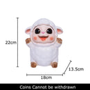 GobekUsa Little Lamb Child Savings Jar Piggy Bank Aesthetic Desk Ornament Sculpture
