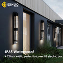 GobekUsa Crystal Bubble LED Wall Lamp: Stylish Exterior Lighting for Garden, Porch & Entryway