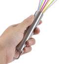 GobekUsa 8-Inch Stainless Steel Silicone Whisk Mixer for Baking & Cooking