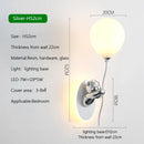 GobekUsa Cartoon Bear Balloon LED Wall Lamp for Children's Room