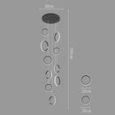 GobekUsa LED Pendant Lights: Modern Simplicity for Living Room, Dining Area, Staircase Chandelier