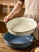 GobekUsa Large Ceramic Fish Bowl for Noodles and Soup