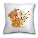 GobekUsa Cute Cartoon Bear Animal Pillow Case Cushion Cover for Sofa, Children Room Decor