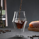 GobekUsa Latte Double Bottom Cup - Heat Resistant Glass Coffee Tea Tableware