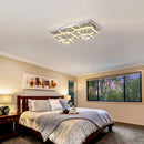 GobekUsa Crystal Ceiling Chandelier: Luxury LED Pendant Lighting for Modern Living Room Decor