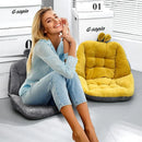 GobekUsa Cartoon Velvet Chair Cushion with Back Support