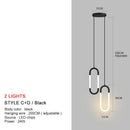 Nordic Gold Linear LED Pendant Light