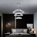 GobekUsa Crystal LED Pendant Chandelier, Modern Nordic Ceiling Lamp for Living and Dining Room