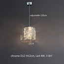 GobekUsa Crystal LED Pendant Lights | Dimmable Ring Hanging Lamp | Modern Luxury Decor Fixtures