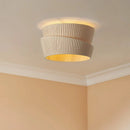 GobekUsa Cream LED Ceiling Chandelier for Living Room Dining Bedroom