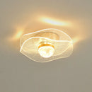 GobekUsa Gold Acrylic LED Ceiling Light - Modern Nordic Style Lighting for Home Decor