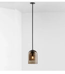 GobekUsa Glass LED Chandelier: Modern Nordic Design for Bedroom, Dining Room, and Office