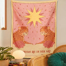 GobekUsa Leopard Tapestry Wall Hanging | Psychedelic Bohemian Tapestries for Bedroom and Living Room