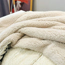 GobekUsa Double Layer Lamb Fleece Blanket: Soft & Warm for Office, Bedroom, Sofa.