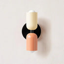 GobekUsa Cream Double Head Wall Lamp: Nordic Medieval Design for Bedroom, Children's Room, Study