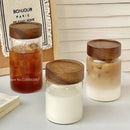 GobekUsa Glass Tea Cup with Lid: High Temp Resistant & Sealed Coffee Cup