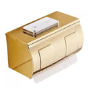 GobekUsa Bathroom Paper Phone Holder Shelf Towel Rack Toilet Tissue Box Silver Gold
