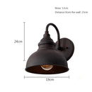 GobekUsa Industrial LED Outdoor Waterproof Wall Lamp for Retro Patio, Living Room, Bar, Cafe