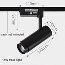 GobekUsa Adjustable Focus Industrial Black Track Spotlights