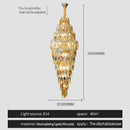 GobekUsa Crystal Chandelier for Luxe Modern European Villa Decor