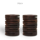 GobekUsa Black Walnut Donuts Bag Clip: Wooden Sealing Clips for Stylish Kitchen Organization