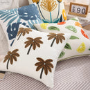 GobekUsa Cactus Lemon Dandelion Palm Tree Cotton Pillow Case 45x45cm Home Decor