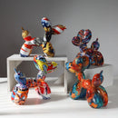GobekUsa Balloon Dog Sculpture: Pop Art Decorative Figure for Home - Animal Statue