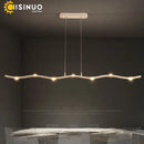 GobekUsa LED Wave Pendant Light for Office Dining Living Room Decor