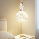 GobekUsa Astronaut Lunar Pendant Light Modern Minimalist TV Bedroom Decor