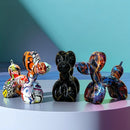 GobekUsa Balloon Dog Sculpture Modern Decor Black White Pink Room Figurines