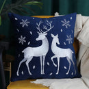 GobekUsa Christmas Tree Embroidered Cushion Cover - Festive Decor Pillow Cover