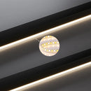 GobekUsa LED Aluminum Chandelier Modern Wave Line Kitchen Island Pendant Light