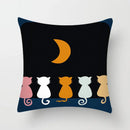 GobekUsa Hello Cat Pillow Cover - Modern Design for Home Decor - Cute & Cozy