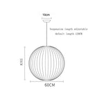 GobekUsa Elegant Silk Designer Pendant Lamp for Home & Hospitality Lighting