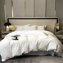 GobekUsa Egyptian Cotton Bedding Set - Solid Color Sheet Pillowcase Duvet Cover