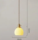 GobekUsa Blue Glass Pendant Lights for Bedroom Dinning Living Room