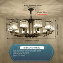 GobekUsa Crystal Chandelier Villa Living Room Lighting