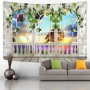 GobekUsa Garden Tapestry: Natural Scenery Bohemian Wall Hanging for Home Decor