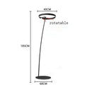 GobekUsa Circular Luminescence LED Floor Lamp for Living Room Bedroom Hotel Decor
