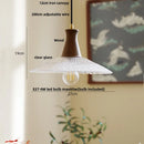 GobekUsa Glass & Wood LED Pendant Lights for Home Decor & Restaurant Lighting