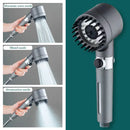 GobekUsa 3-Mode High Pressure Handheld Shower Head with Stop Button - Bathroom Spray Nozzle