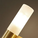 GobekUsa Gold Brass Acrylic Wall Lamp with G9 Bulb for Bathroom and Bedroom Lighting