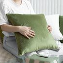 GobekUsa Green Velvet Pillow Case 45X45CM – Luxury Nordic Home Decor
