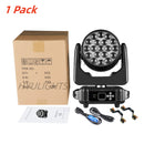 GobekUsa LED Moving Head 19x15W RGBW 4-in-1 Beam Wash/Zoom Light - DMX512 Control