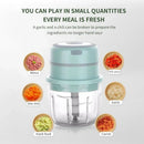 GobekUsa Electric Food Chopper Mini Garlic Masher Meat Grinder Vegetable Chopper